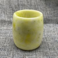 Real Jade Tea Cup Kung Fu Teaset Genuine Natural Chinese Lantian Jades Stone Hand-Carved Health Cups Gongfu Teaware Gifts