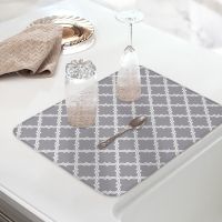 【CW】 Pattern Dish Drying Tableware Absorbent Coaster Placemat Table Cushion