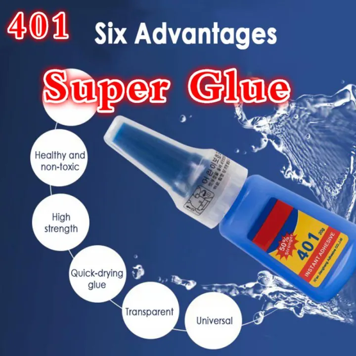Deyln 1/3Pcs 401 Instant Fast Adhesive 20ML Bottle Stronger Super Glue ...