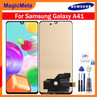 MagicMeta TFT จอแสดงผลหน้าจอ LCD สำหรับ Samsung Galaxy A41 LCD หน้าจอสัมผัสประกอบสำหรับ Samsung Samsung Galaxy A41 SM-A415F Ds/ SM-A415F DSN/DSM SM-A415F SM-A415F /Ds SCV48 SC-41A จอแสดงผล LCD