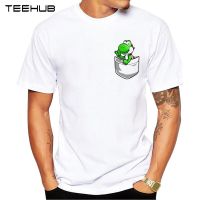 Nintendo （cartoon）New Adventure Game Movie Super Mario（Luigi Mario.Peach.Bowser.Yoshi.Waluigi.Toad.Birdo）graphic printed Mens 100 % Cotton O-neck Short-sleeved T-shirt