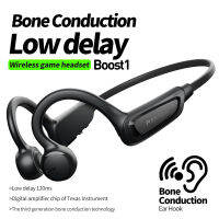 Plextone Boost1 Bone Conduction Bluetooth Earphone Gaming Headset Low Latency Earbud PUBG CODM CS Go