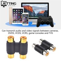 2 Head Double Dual RCA Female To Female Audio Connector Adaptor Phono Coupler Video Connector Plug Socket RCA Phono Twin Coupler