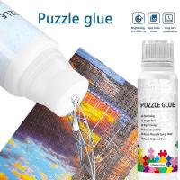 120ml Safe Clear Glue Stick Papers Jigsaw Puzzle Conserver Glue Tool Non-Toxic Self Apply Fast Dry for Puzzle Hobbyist Collector Collars