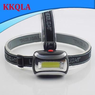 QKKQLA Frontale Headlight Mini High Power COB Led Headlamp Flashlight Bright Head Light Torch Lampe For Camping Fishing