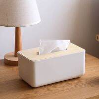 OT001 : กล่องใส่กระดาษทิชชู่ฝาไม้ Wood Tissue Box