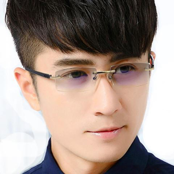 Coated Anti-blue Reading Glasses Without Borders for Men Women Reading ...