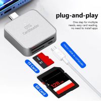 2 in 1 SD TF Card Reader Type C Micro USB Data Converter OTG Adapter Card Reader For iPhone Samsung Huawei U6D3