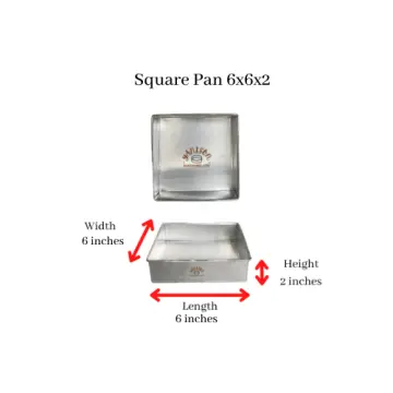 Square Baking Pans (2 PC Set including 6 inch and 8 inch