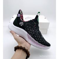 New HOT 【Original UA* Curry-9 Black Rainbow MenS Fashion Basketball Shoes {Free Shipping}