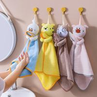 【CW】 Cartoon Coral Hand Soft Skin-friendly Quick-drying No Shedding Children  39;s