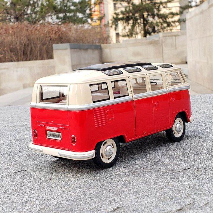 1-24-volkswagen-vw-t1-bus-alloy-cast-toy-car-model-sound-and-light-childrens-toy-collectibles-birthday-gift