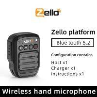 KSUT Walkie Talkie PTT 1000Mah แบตเตอรี่ไมโครโฟนบลูทูธไร้สายสำหรับโทรศัพท์ Zello App,ZL10, ZL20, ZL30, ZL60