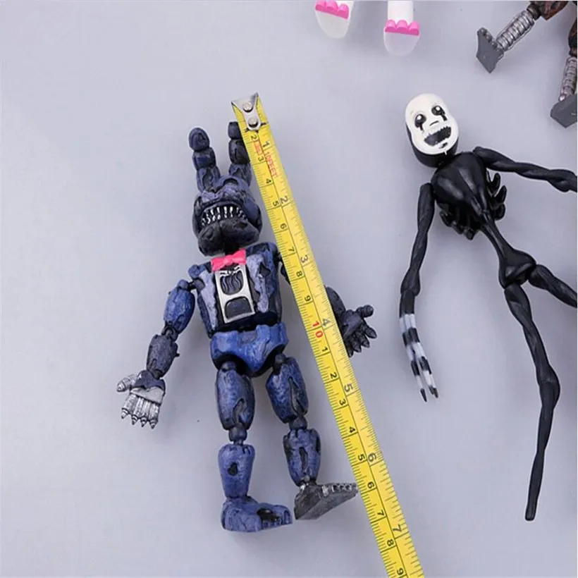 8pcs/Set Fnaf Anime Five Nights At Freddy'S Character Toy Action Figure  Kids Gift - Corre Que Ta Baratinho