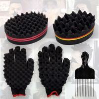 【cw】 1Pcs Oval Sides Twist Hair Sponge Braiders Dreads Twisting Locks Dreadlocks Curl 1