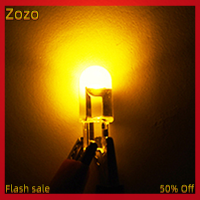 Zozo ✨Ready Stock✨ Cob Glass W5W LED T10ไฟรถยนต์6000K White Auto automobiles License Plate Lamp