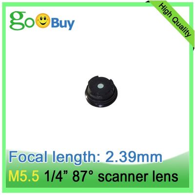M5.5x0.25 EFL 2.39mm lens wide angle 87 degree 1/4 sensor pinhole lens for QR code scanner camera 5MP M5 mobile phone lens