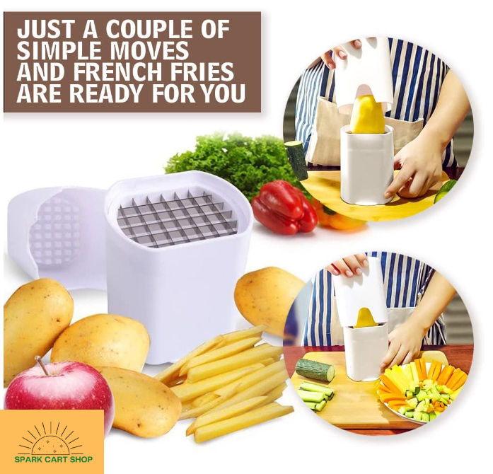 Potato Fries Cutter One Step French Fry Vegetable Fruit Slicer