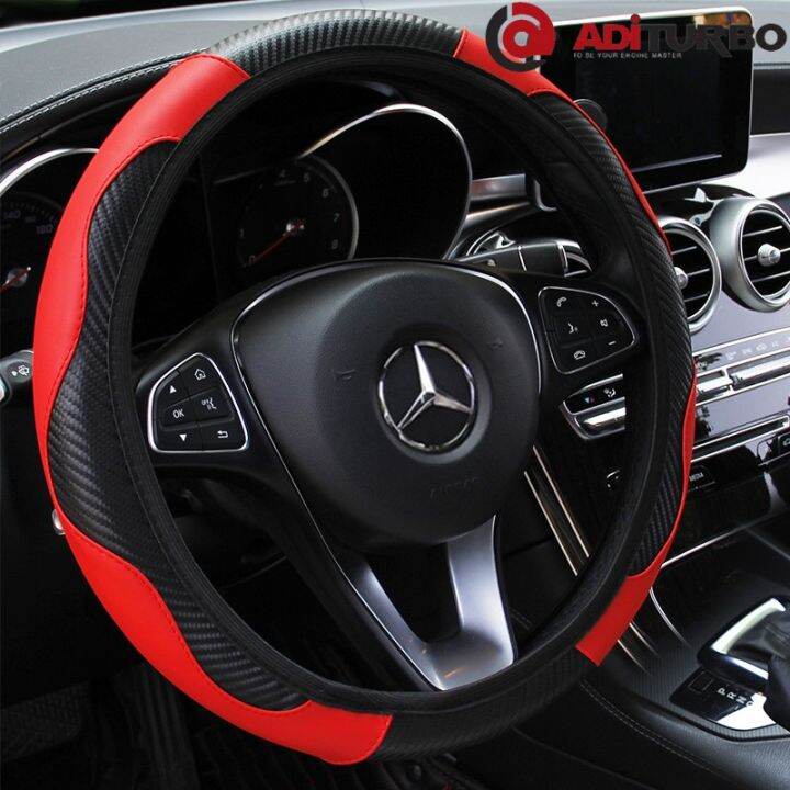 All Models Car Steering Wheel Covers Reflective Leather Steering ...