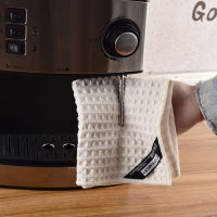 【คลังสินค้าพร้อม】 Barista Towel Rag Cafe Cleaning Towel Bar Counter Utensils Competition Square Towel