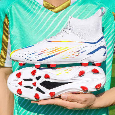 รองเท้าฟุตบอลกีฬาระบายอากาศข้อต่ำระดับมืออาชีพสำหรับปุ่มสตั๊ดรองเท้าฟุตบอลของผู้ชาย Tf/ag กลางแจ้งในร่ม