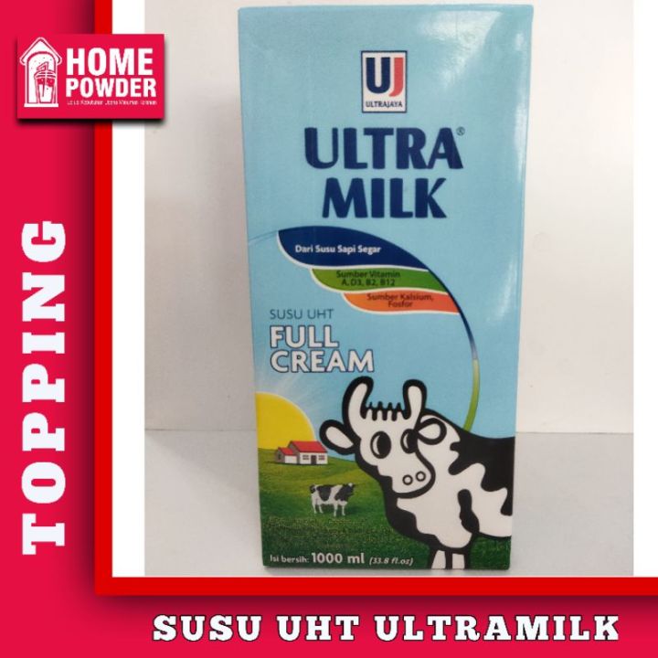 Susu UHT Full Cream Ultramilk 1000ml 1 liter murah Lazada Indonesia