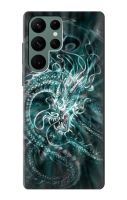 เคสมือถือ Samsung Galaxy S22 Ultra ลายมังกรจีน Digital Chinese Dragon Case For Samsung Galaxy S22 Ultra