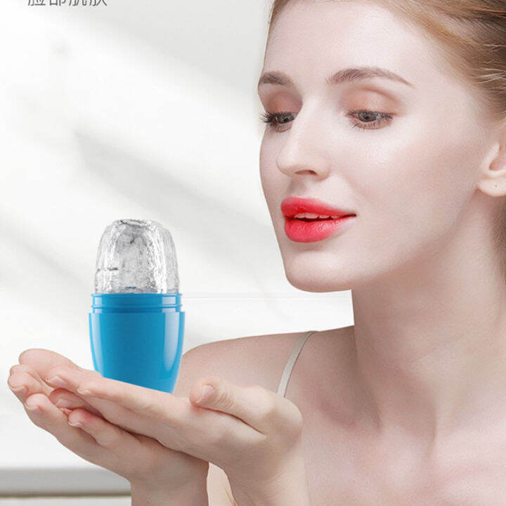 ice-roller-skin-care-beauty-lifting-tool-สำหรับ-face-ซิลิโคนเกรดอาหาร-ice-cube-trays-shrink-pores-facial-massage-ลดสิว