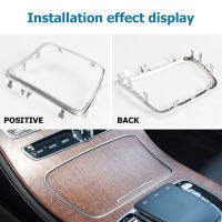 Ashtray Cup Holder Strip Trim Chrome Frame Outdoor Personal Car Parts Decoration for Benz E Class W213 15-20