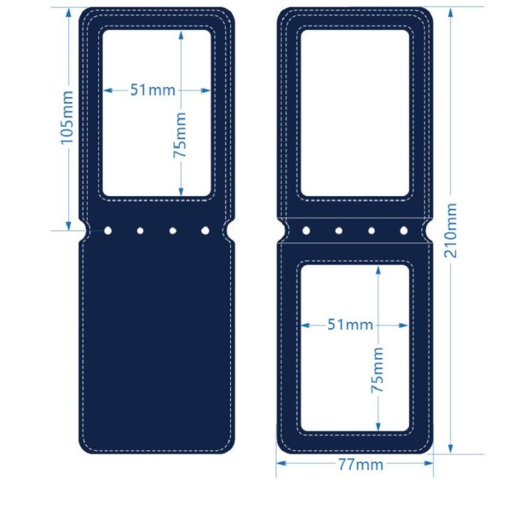 ที่ใส่ป้ายหนังสำหรับเด็กที่ใส่บัตรประจำตัวที่ใส่ป้ายกระเป๋าหนัง