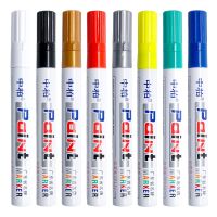 【CC】 3mm Paint Pens Oil-Based Metallic Permanent Markers for Car Tire Painting Stone Ceramic Glass