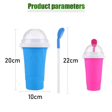 Slushy Cup Slushy Maker Cups 500ML Slushy Ice Cup Frozen Magic Squeeze Cups  Cooling Maker Cup Freeze Mug Milkshake Smoothie Mug - AliExpress