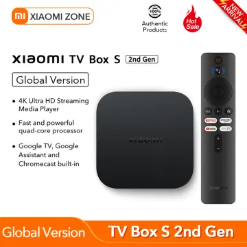 Cheap NEW 2023 Xiaomi Mi 4K TV Box S 2nd Generation Smart Set-top