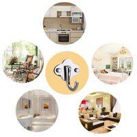 【YF】 Single Hook Up Behind Door Durable Hotel Household 1set Bathroom Family For Coat And Hat Hangers Rack Pendant