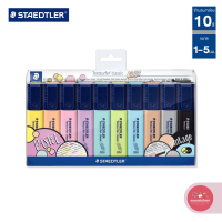 ปากกาเน้นข้อความ Highlighter สเต็ดเลอร์ Staedtler รุ่น 364C-WP10 แพ็ค 10 สี จำนวน 1 แพ็ต