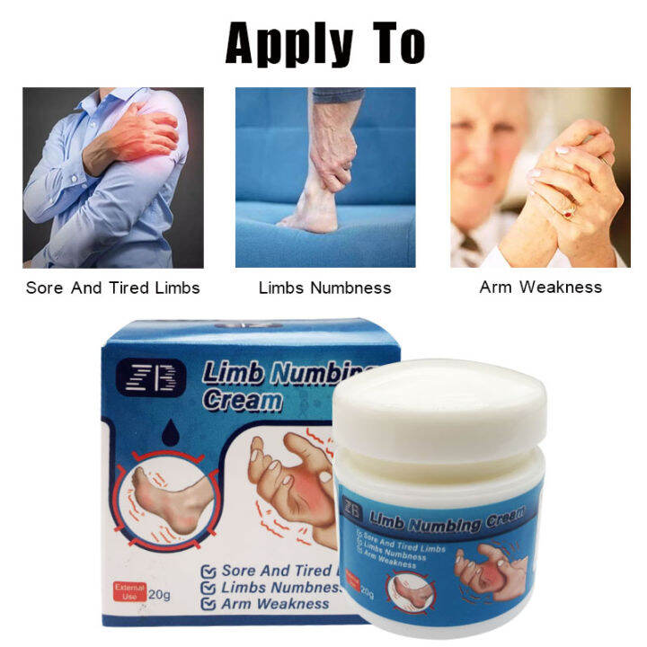 ZB Limb Numbing Cream Muscle Cramps Finger Feet Numbness Joint