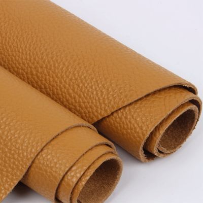 【LZ】tc015mtnw727 Khaki Natural Cow Skin Vegetable Tanned Genuine Leather for Diy Leather Craft Wallet Bag Sofa Repair Cowhide Leather Fabric