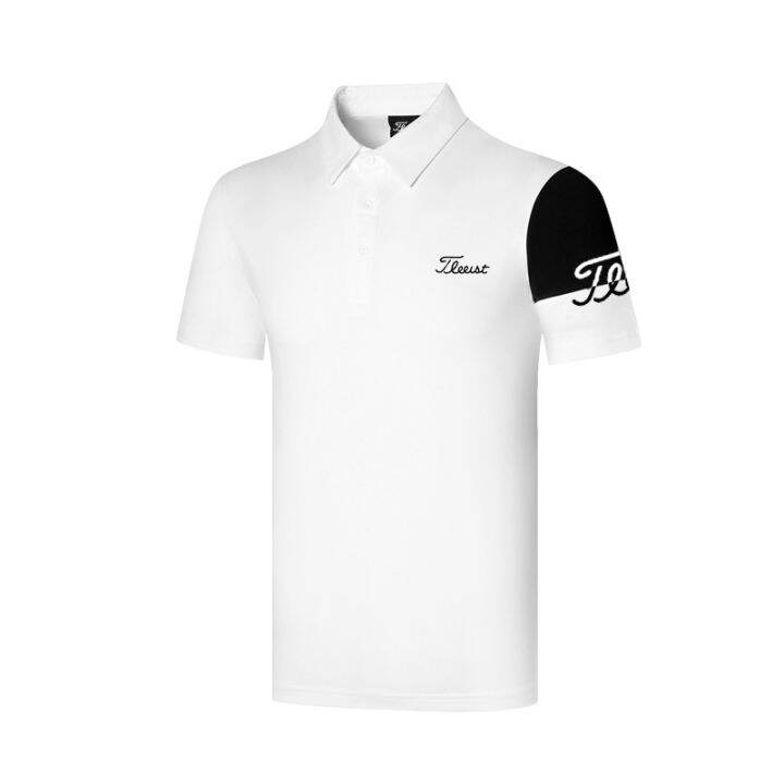 new-titleist-เสื้อยืดโปโล-แขนสั้น-ระบายอากาศ-แบบแห้งเร็ว-เหมาะกับฤดูร้อน-สําหรับผู้ชาย-ใส่เล่นกีฬากอล์ฟ