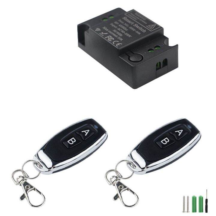 Wireless Remote Control Switch 220V 1CH Receiver Module and RF ...