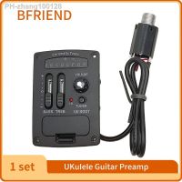 UK-300T Ukulele Piezo Guitar Pickup Preamp 2-Band EQ Equalizer Tuner System uk pickup