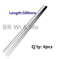 【LZ】✗◊  58CM Solid Carbon Rod Tip Blank Rod Building Components Fishing Pole Repair DIY Accessories  No Paint 4PCS  BR Wi   Wa