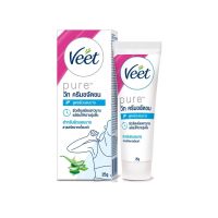 Veet วีท ครีมขจัดขน เพียว ผิวเรียบยาวนาน พร้อมให้ความชุ่มชื้น 25g 1 หลอด