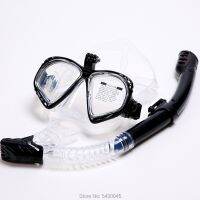 Black-Transparent Joymaysun Snorkel Tube Set Diving Mask Anti-Fog Swimming Diving Goggles Snorkel Tube For Gopro Underwater Sports Camera