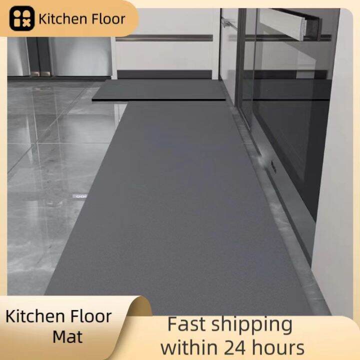 【COD support】 Kitchen Floor 2 in 1 Kitchen Floor Mat Printed NonSlip