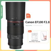 สำหรับผิว Canon 100มม. EF 100มม. F/2.8 L คือผิวเลนส์ไมโครป้องกันรอยขีดข่วนปกป้องผิวสติกเกอร์หุ้มสีเพิ่มเติม