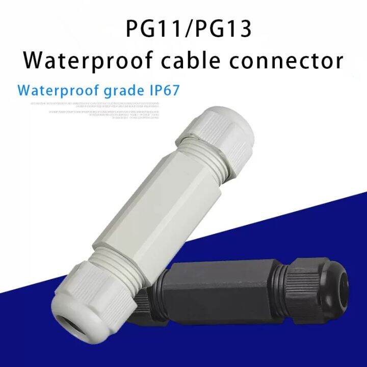 special-offers-pg11-pg13-waterproof-cable-glands-double-headed-outdoor-lighting-connector-buried-wiring-waterproof-connector