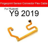 เครื่องสแกนเซ็นเซอร์ลายนิ้วมือระบบสัมผัส Id สำหรับ Huawei Y6 Y7 Y9อะไหล่ซ่อมแซมสายเคเบิลแบบยืดหยุ่นเซนเซอร์สำหรับส่งกลับบ้านที่ดี