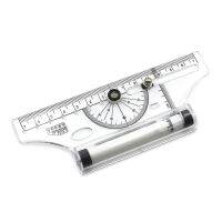 【CC】☽  G5AA Kids Metric Triangle-Ruler Angles Parallel Compass-Ruler Multi-purpose Rolling Ruler Pulley Centering