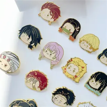 Anime Brooch Pins Demon Slayer, Demon Slayer Acrylic Badge