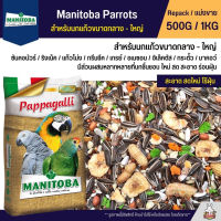 Manitoba Parrots อาหารนกแก้วพรีเมี่ยม สำหรับนกแก้วขนาดกลาง-ใหญ่ (แบ่งขาย 500G / 1KG)